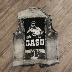 Johnny Cash Vest (Custom)